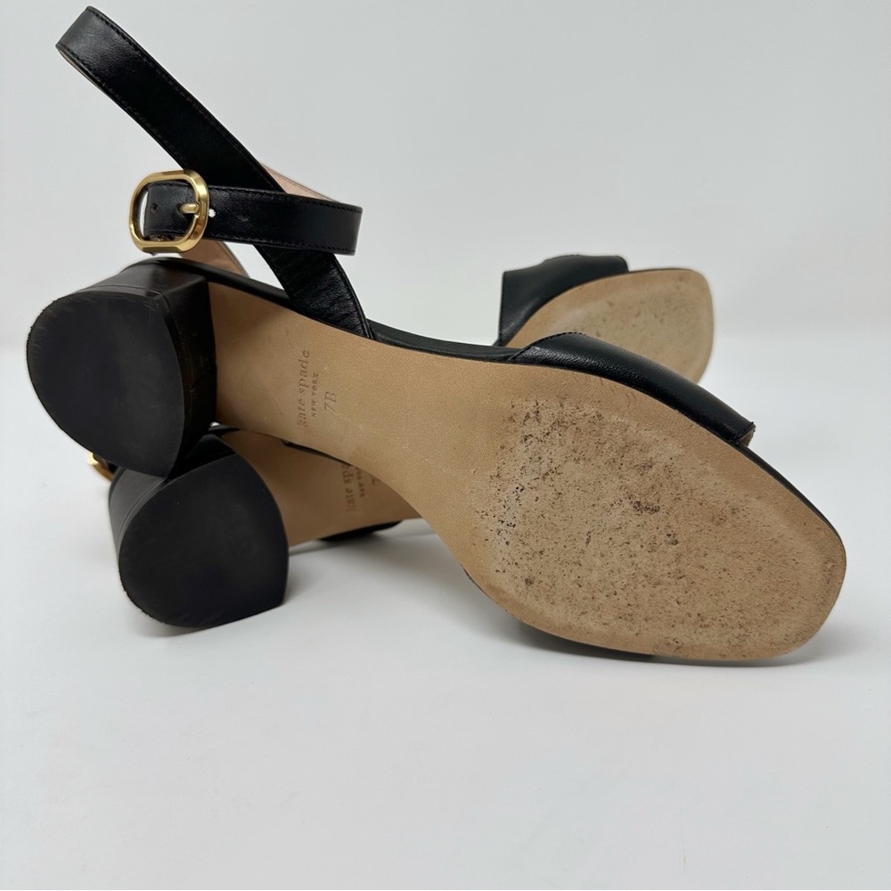 Kate Spade Lagoon Heart Ankle Strap Sandals Size 7 - Picture 5 of 5